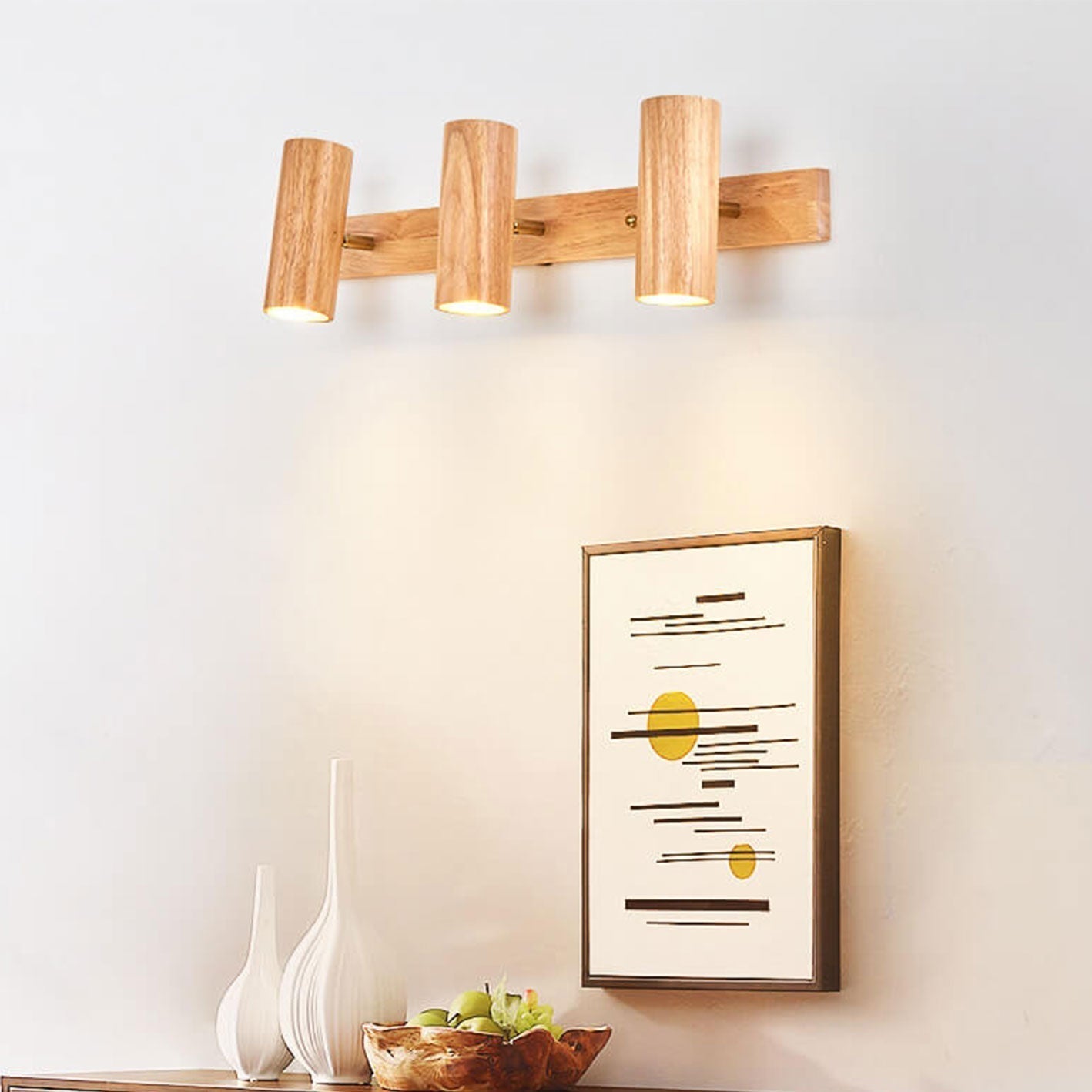 Nolan – Applique murale en bois moderne