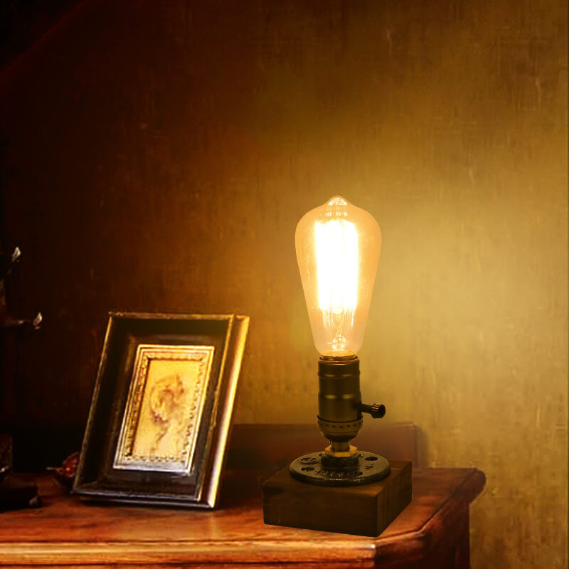 Coralie – Lampe de table rétro en fer