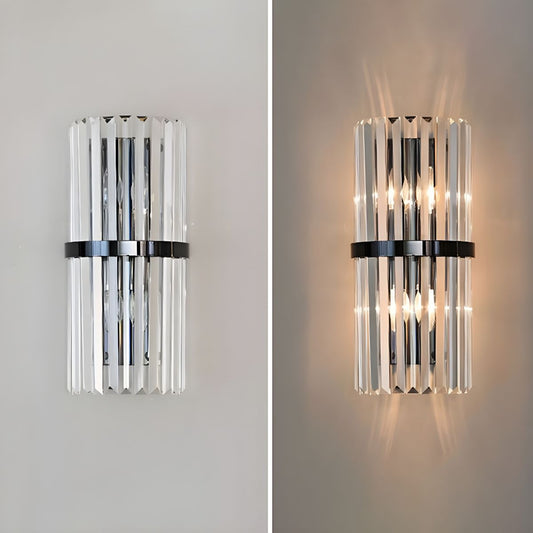 Rafael – Lampe murale contemporaine en acier inoxydable