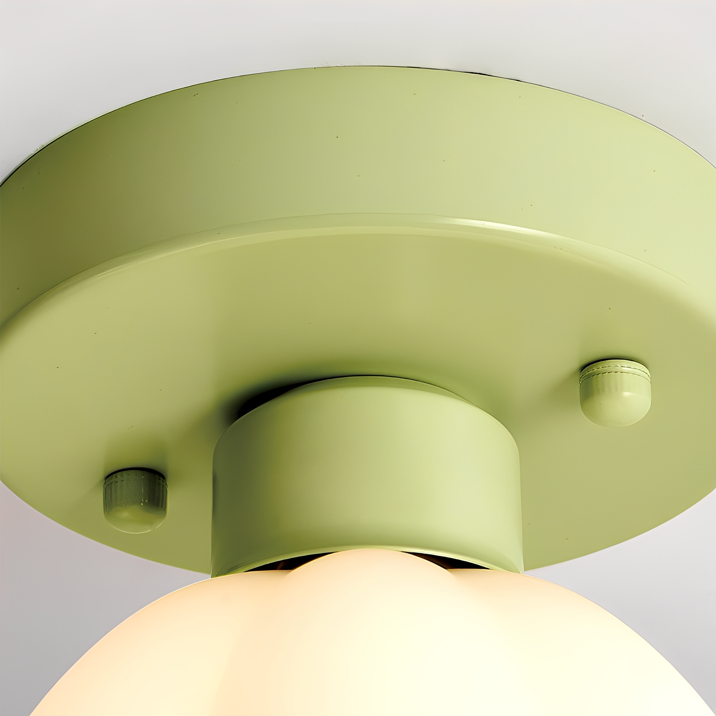 Amora – Lampe Plafond Citrouille Crème