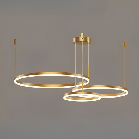 Ambrose – Lustre à anneaux LED moderne