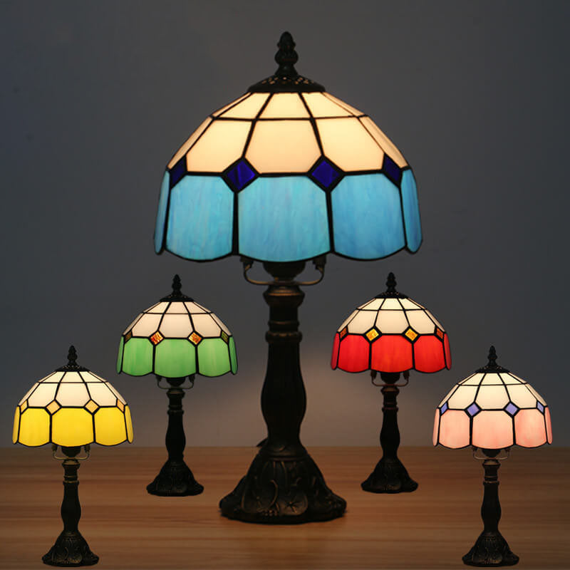 Seraphina – Lampe de table en verre Tiffany vintage