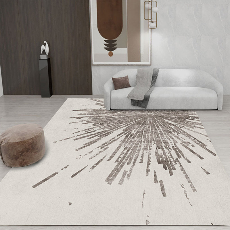 Nori – Tapis Rond avec Motif Rayures