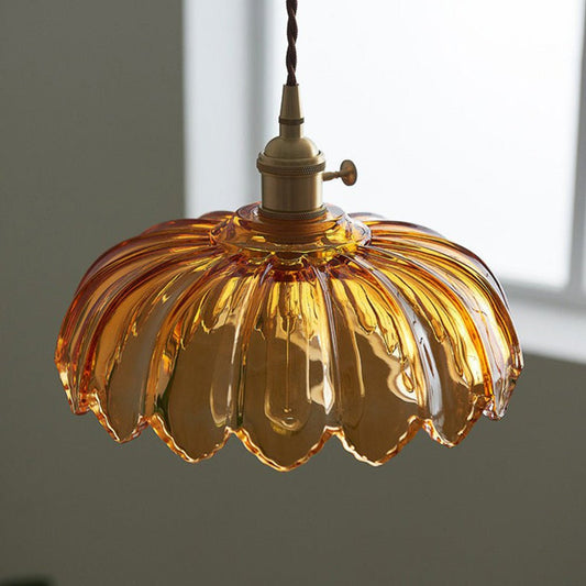 Florine – Suspension vintage en verre