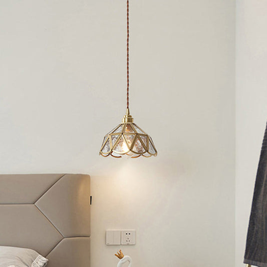 Alina – Suspension en cuivre plein style nordique