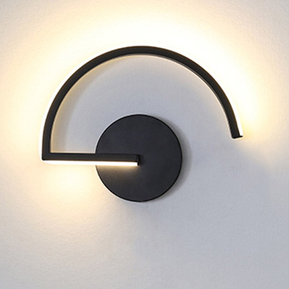 Saran – Art Minimal Applique Murale Semi-Cercle