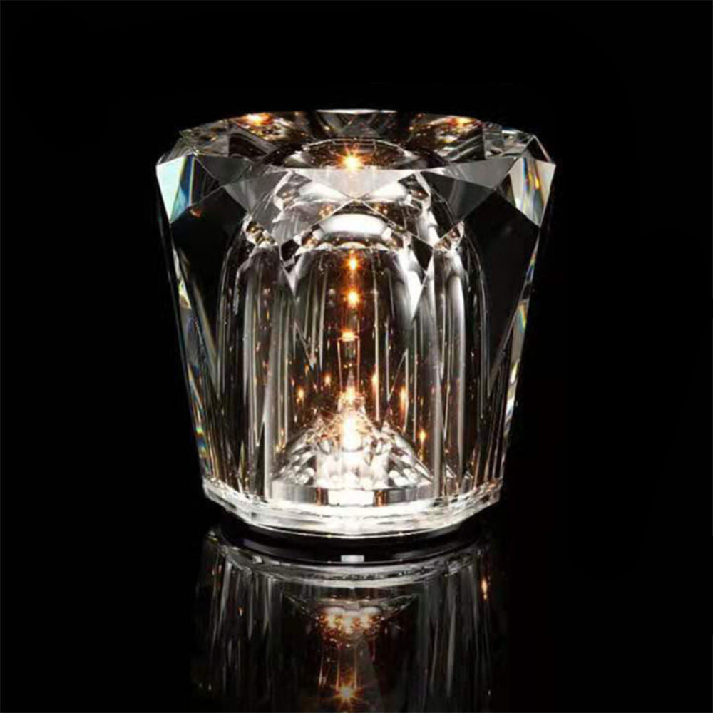 Aurelia – Lampe de table en cristal sans fil avec technologie LED