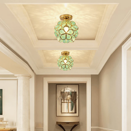 Vergara – Lampe de plafond en cristal simple
