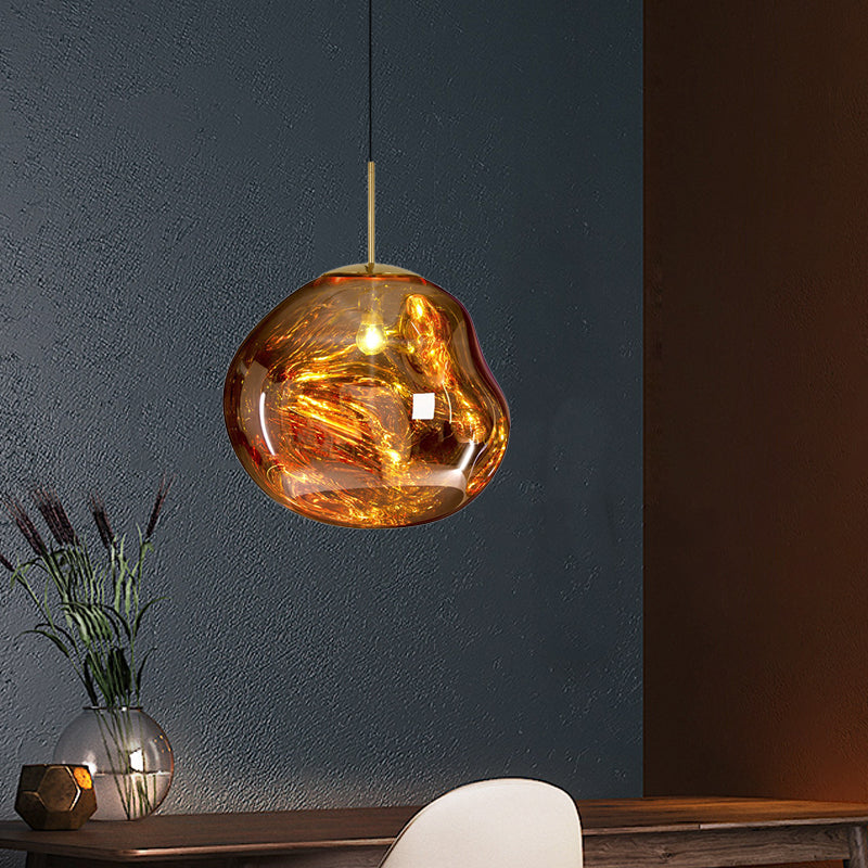 Edna – Suspension avec Design en Verre Irrégulier