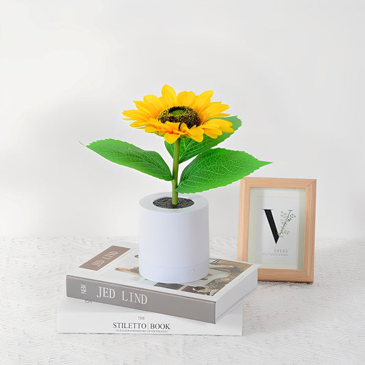 Solina – Veilleuse LED tournesol rechargeable
