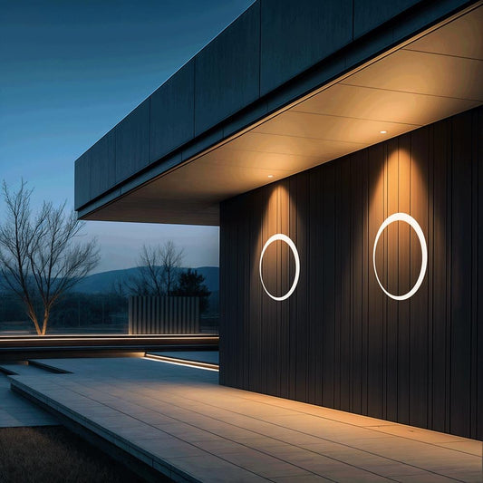 Orion – Applique murale extérieure ronde