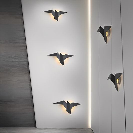 Aves – Applique murale LED décorative en forme d'oiseau