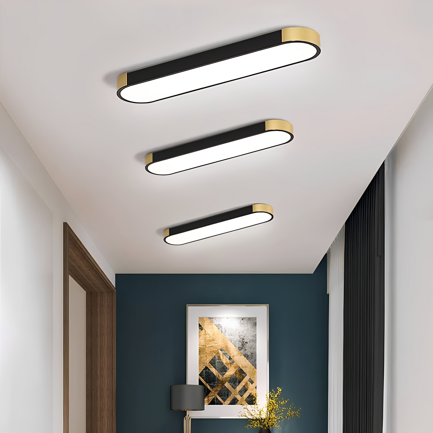 Rogie – Plafonnier Moderne en Fer