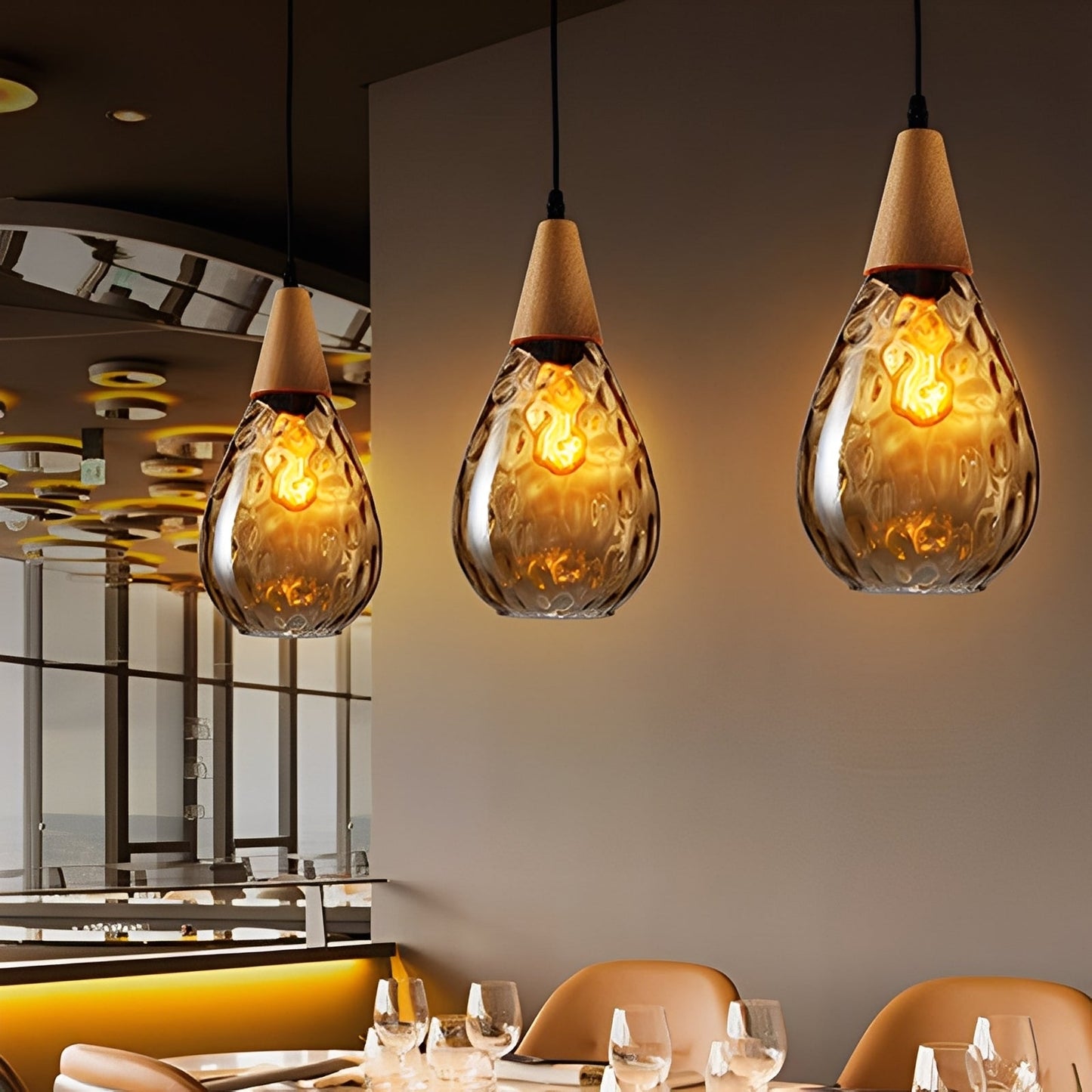 Anya – Luminaire en verre créatif
