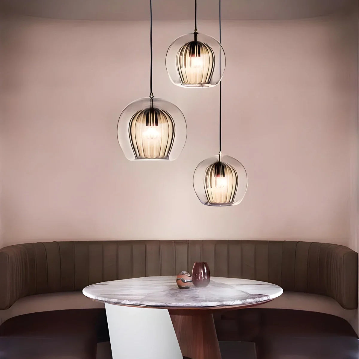 Harumi – Suspension en verre minimaliste