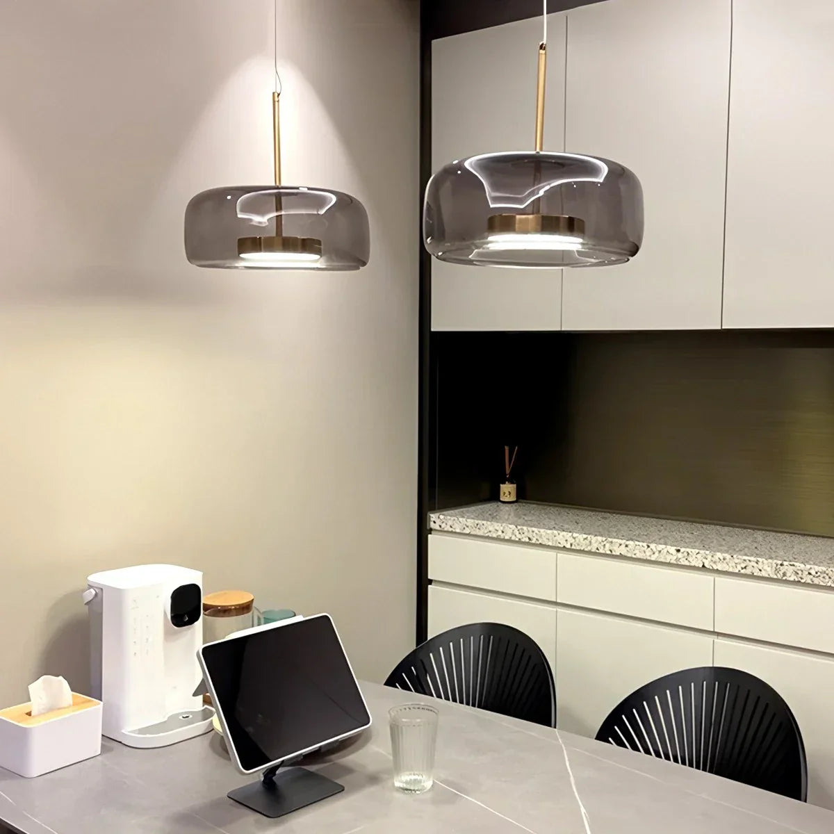 Alvaro – Suspension en verre nordique