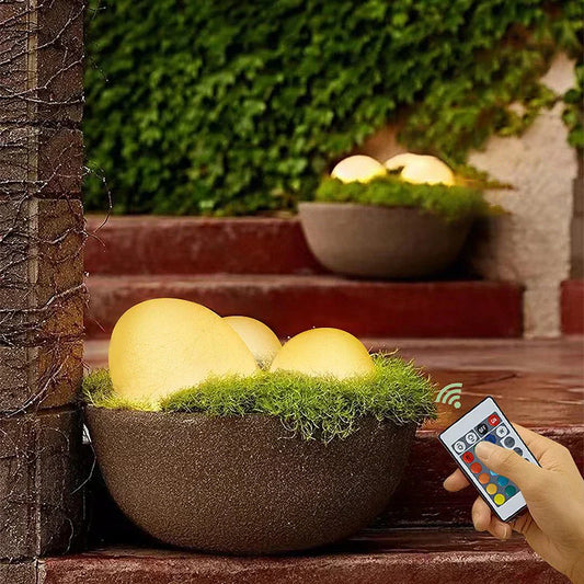 Nele – Lampe de jardin LED au design pierre