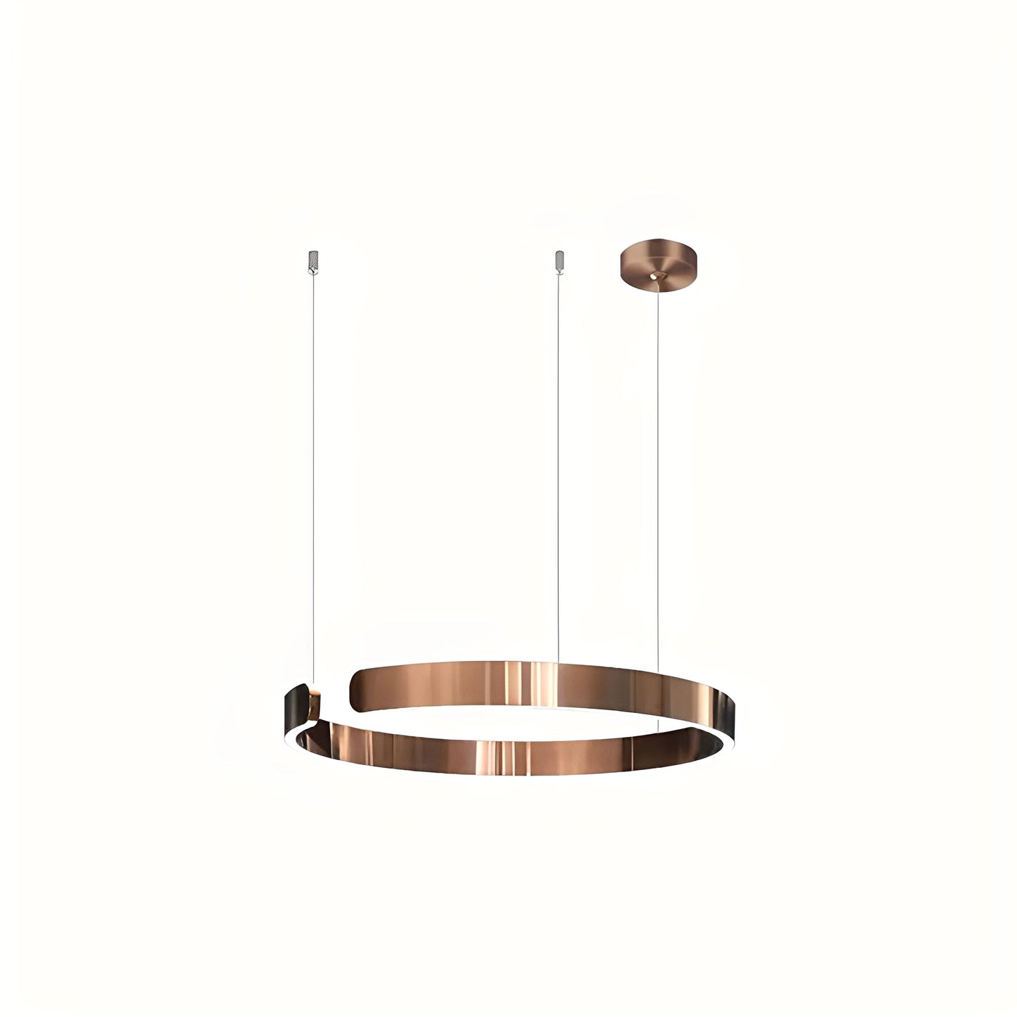Astrid – Plafonnier en acier inoxydable or nordique