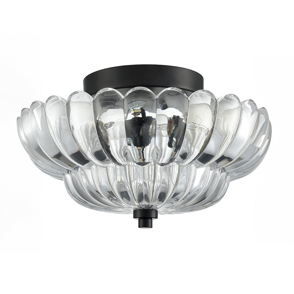 Remi – Plafonnier en Verre Ambré Vintage