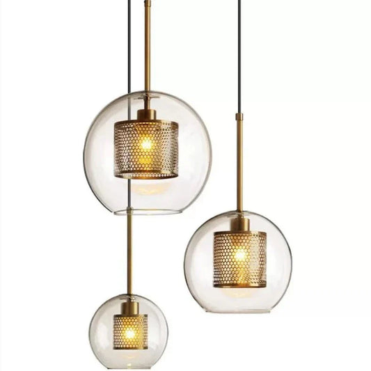 Erwan – Suspension en verre light-luxury moderne