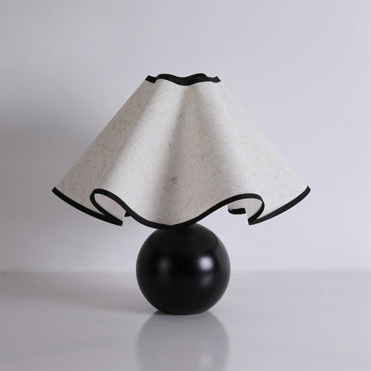 Enid – Lampe de Table Vintage en Design Bois Rétro