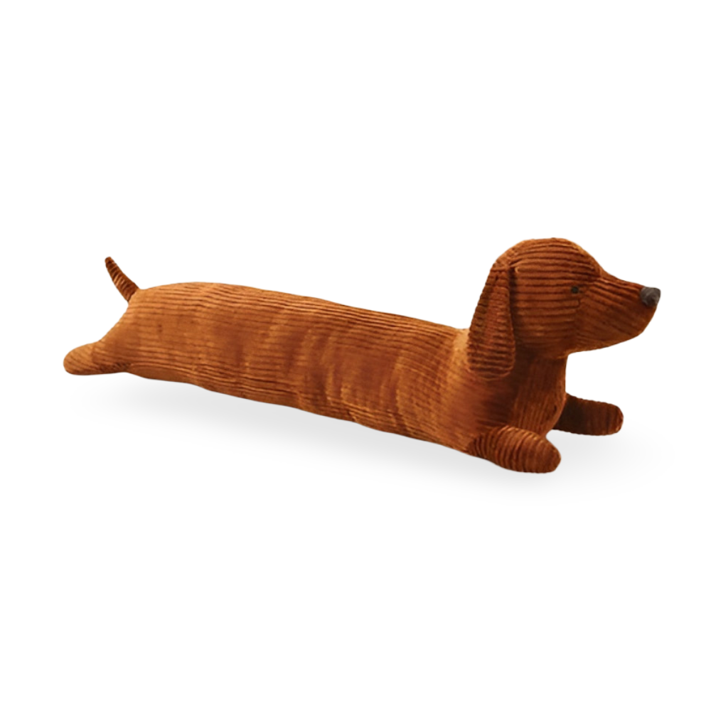 Milu – Adorable Coussin en Peluche Teckel