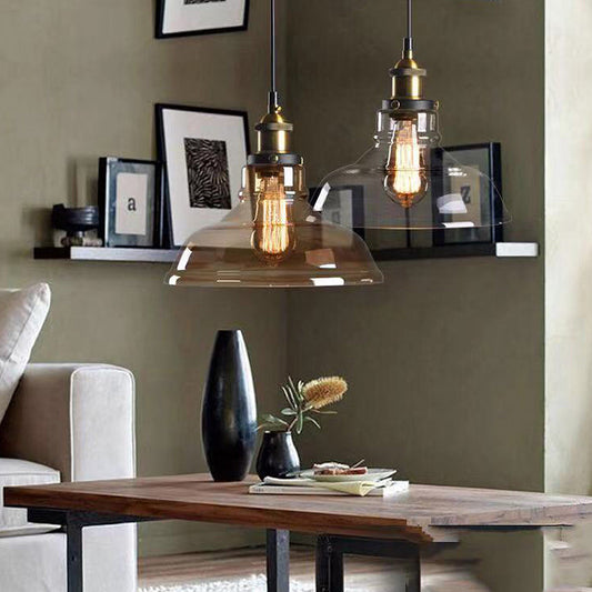 Sigrid – Lampe Pendante en Verre Clair Nordique