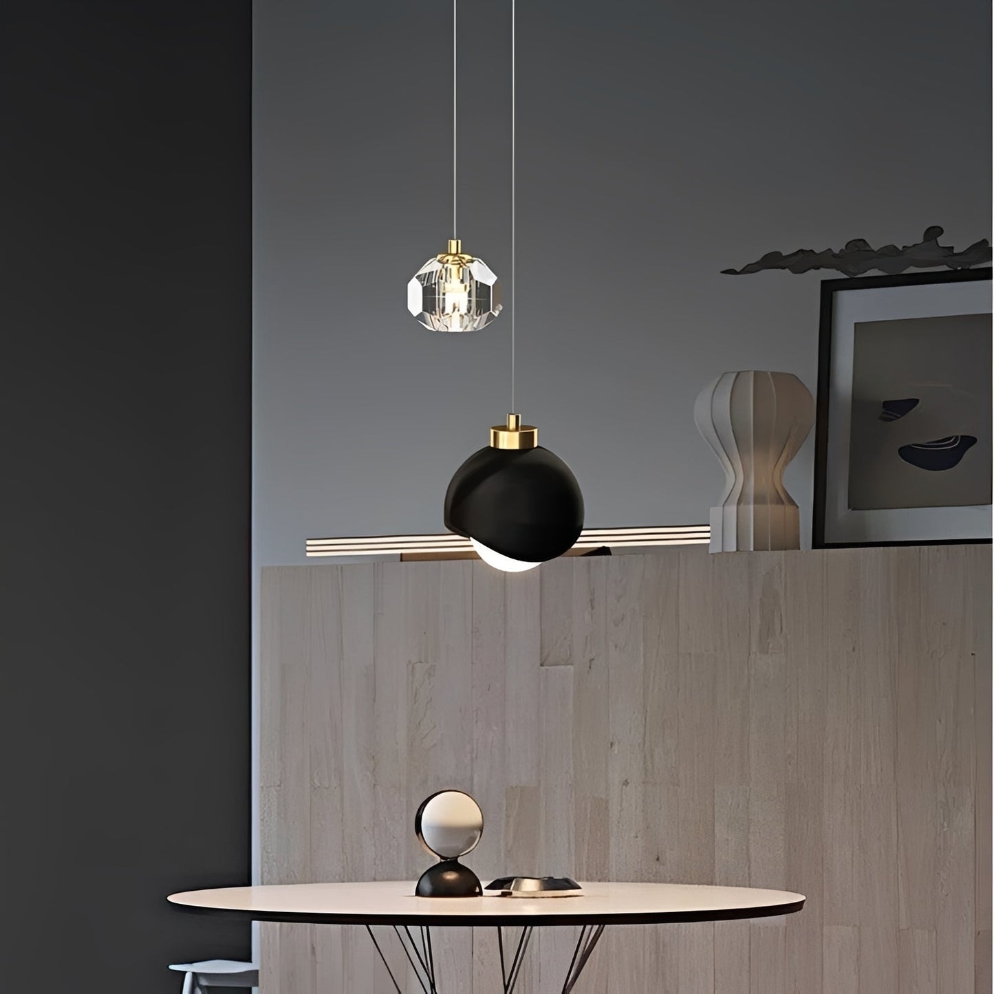 Laylah – Suspension Cristal Moderne