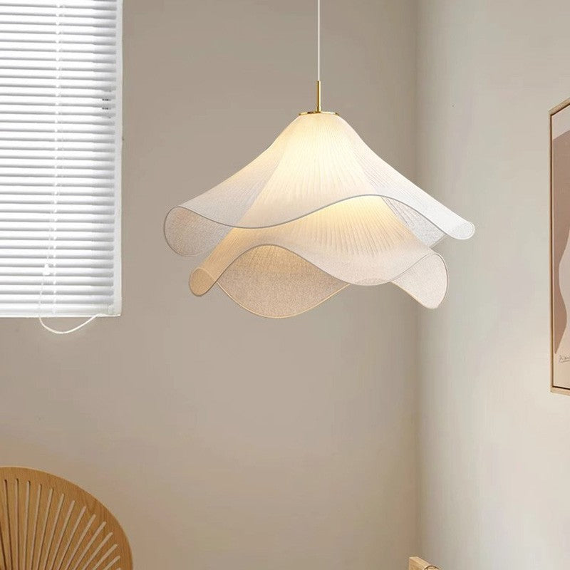 Elayne – Lustre en tissu nordique style Cream