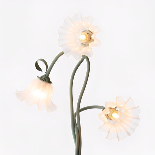 Sara – Lampe sur pied crème