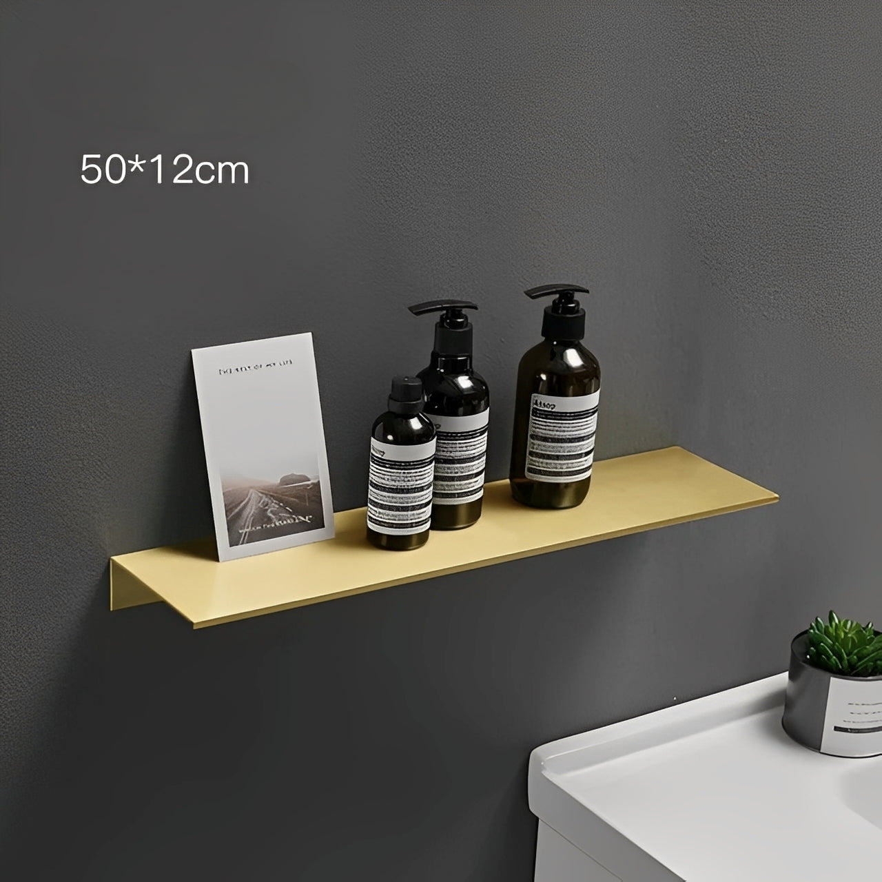 Trenz – Étagère de douche avec miroir frontal