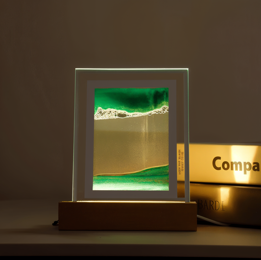 Sienne – Image de sable-lumière