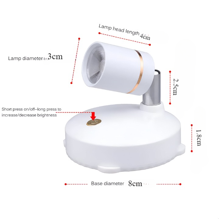 Projecteur LED Sans Fil Pour Éclairage D'accentuation