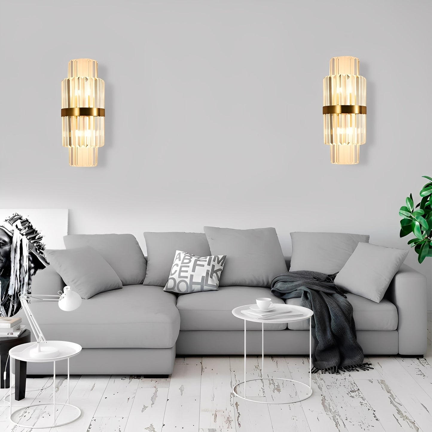 Ellen – Luxueuse Applique en Cristal