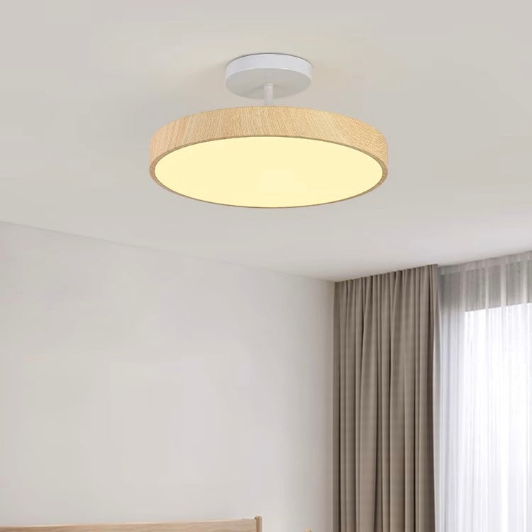 Miro – Plafonnier LED aspect bois moderne