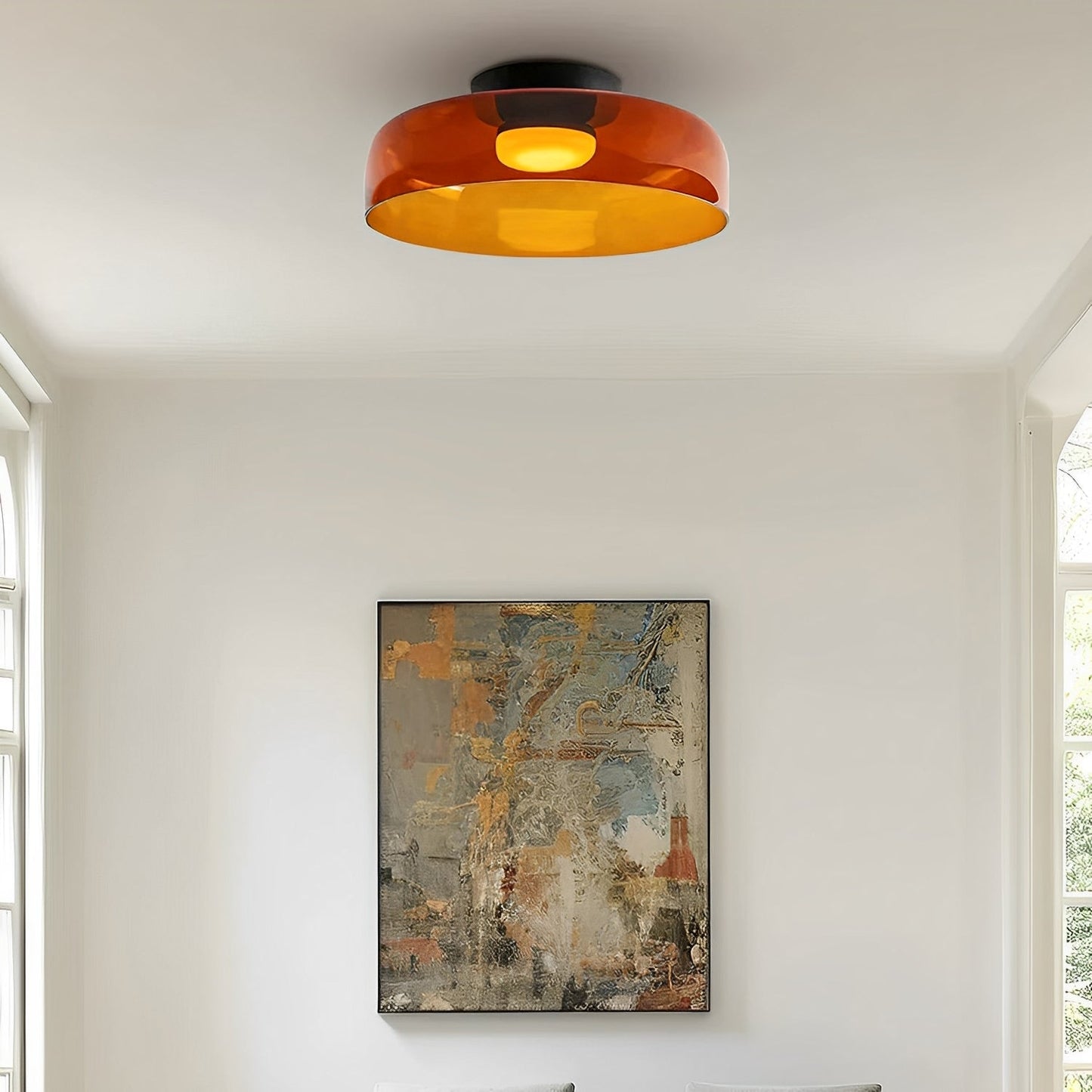 Scala – Plafonnier en verre design en gradins
