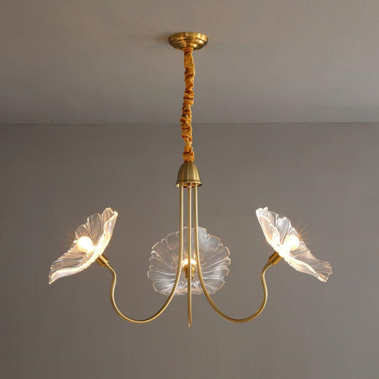 Lyra – Lustre en verre moderne à 3 flammes
