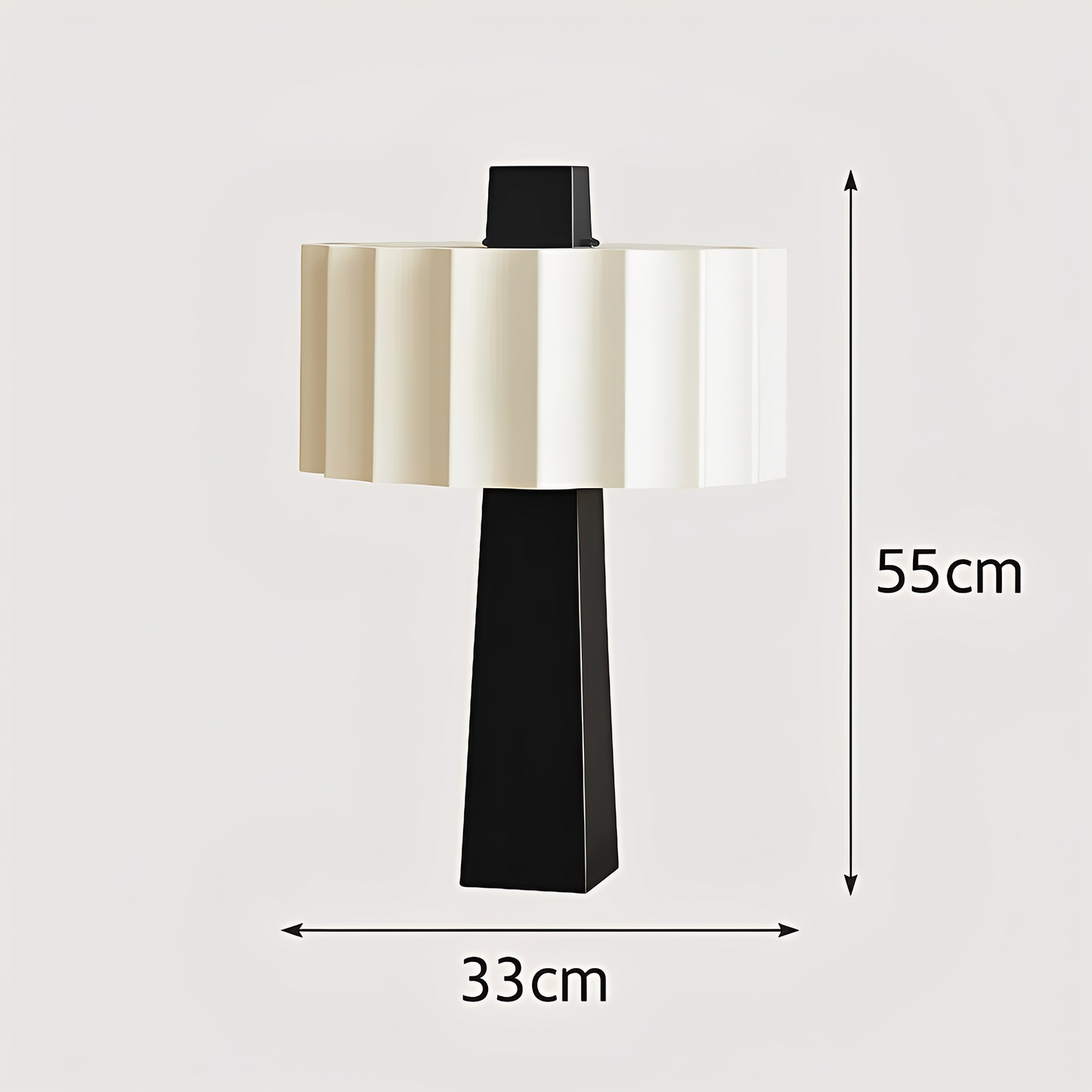 Arko – Lampe de table plissée