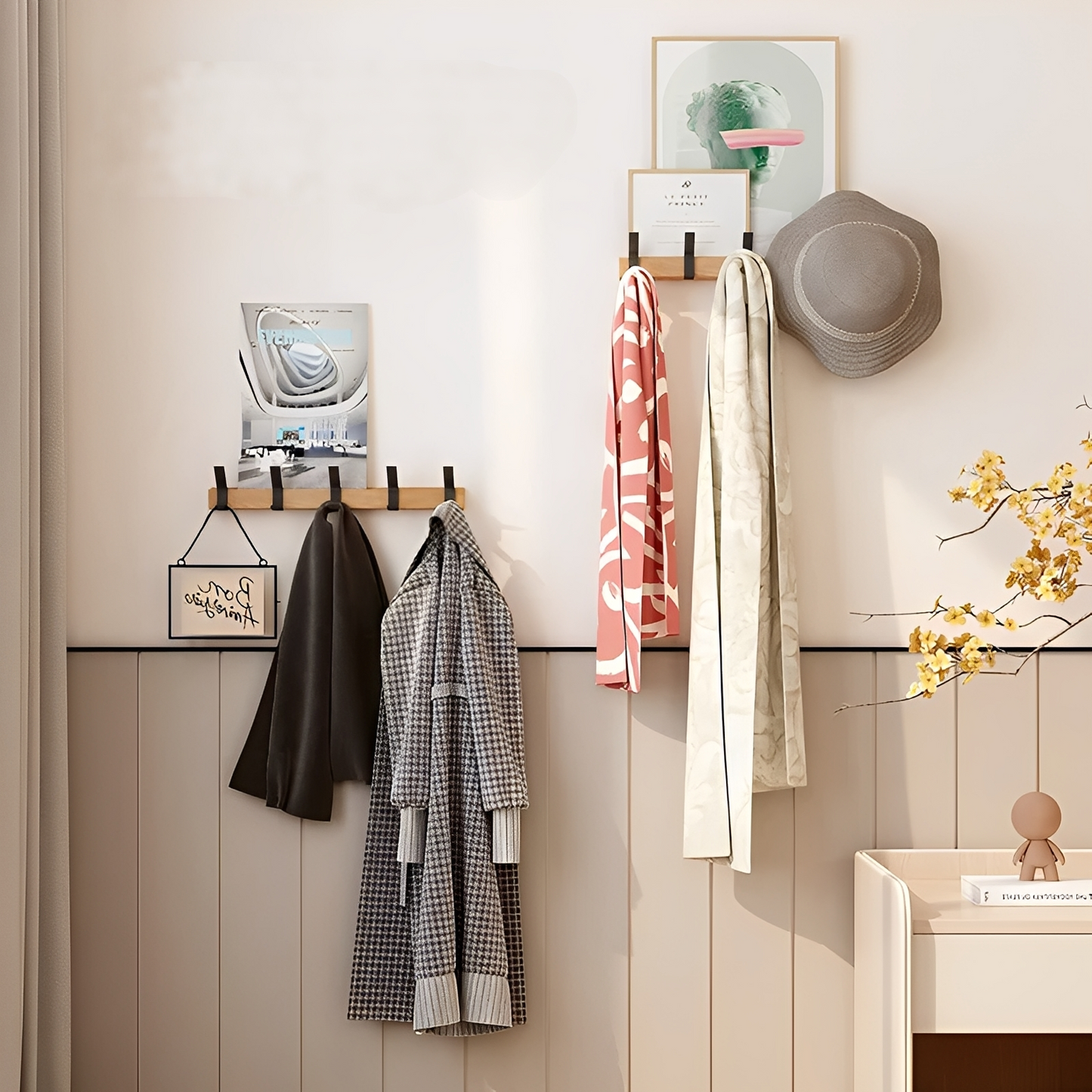 StickHook – Crochet moderne en alliage de zinc