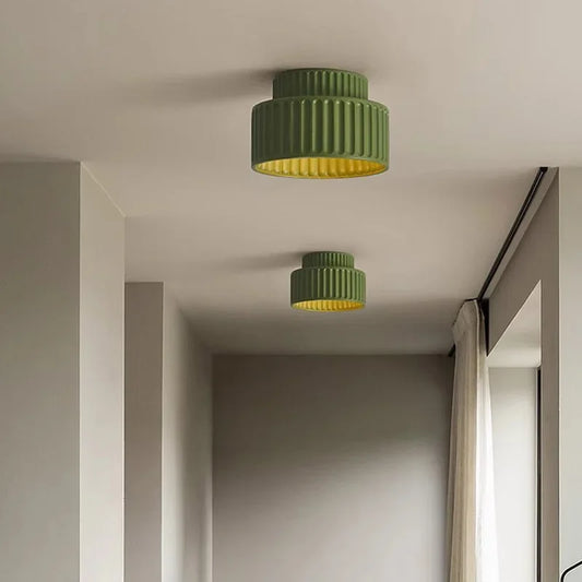 Plafonnier crème au design minimaliste et élégant