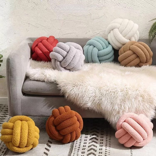 Kilua – Coussin Boule Nordique en Laine d'Agneau