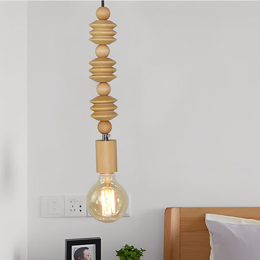 Olivia – Plafonnier Minimaliste en Bois