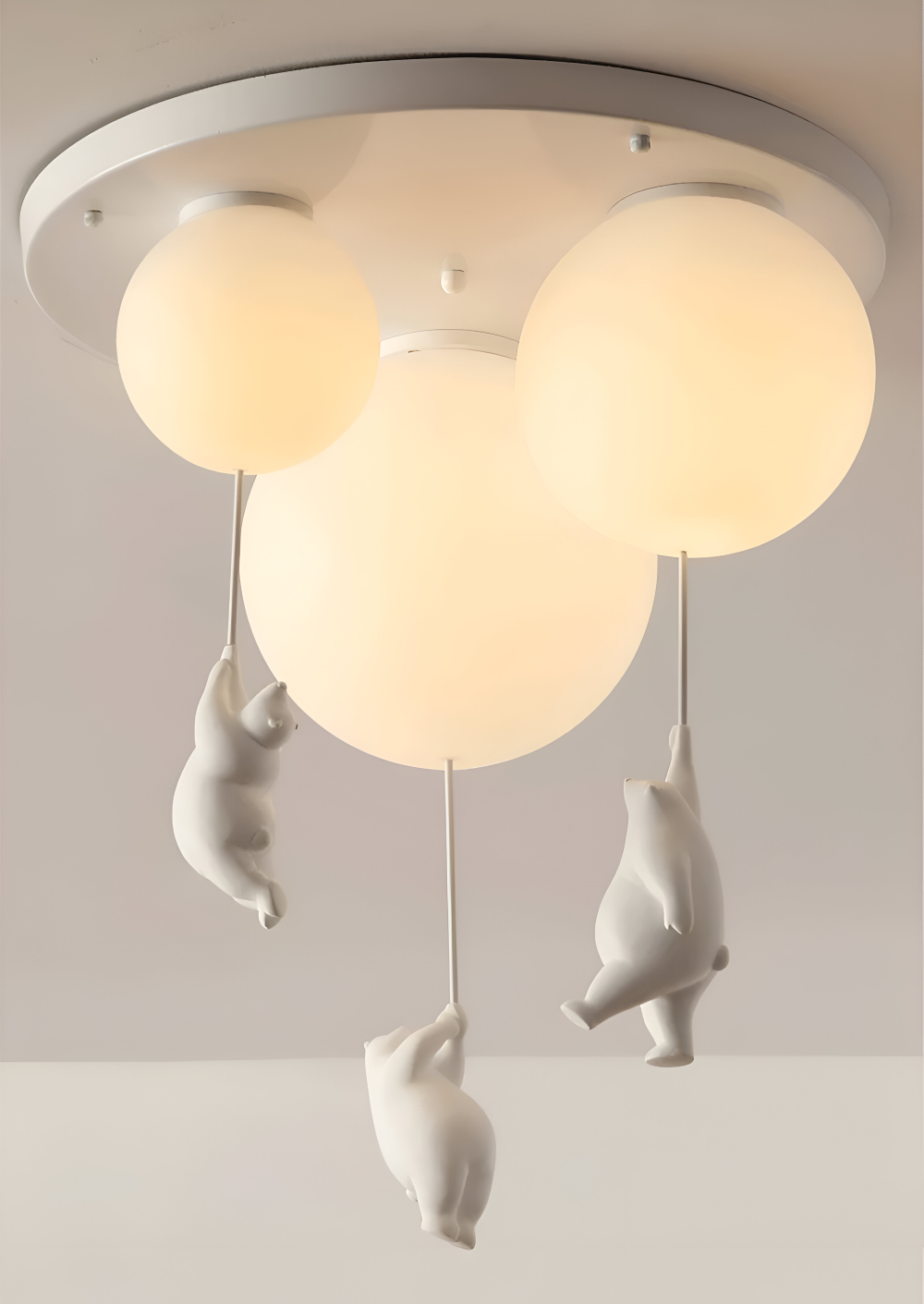 PolarLoon – Ludique Lampe Suspension Ours Ballon