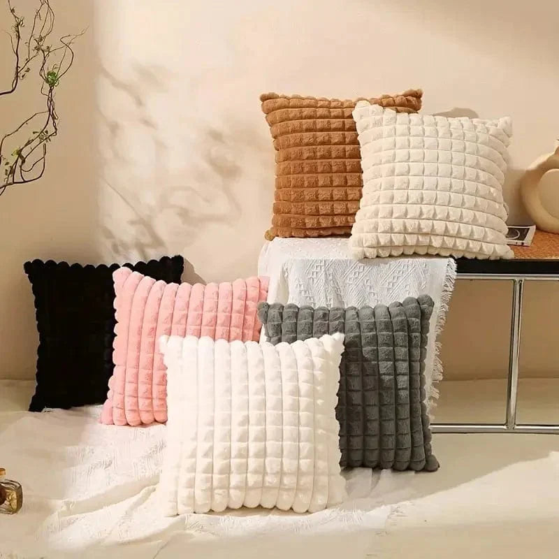 Terra – Housse de coussin en peluche