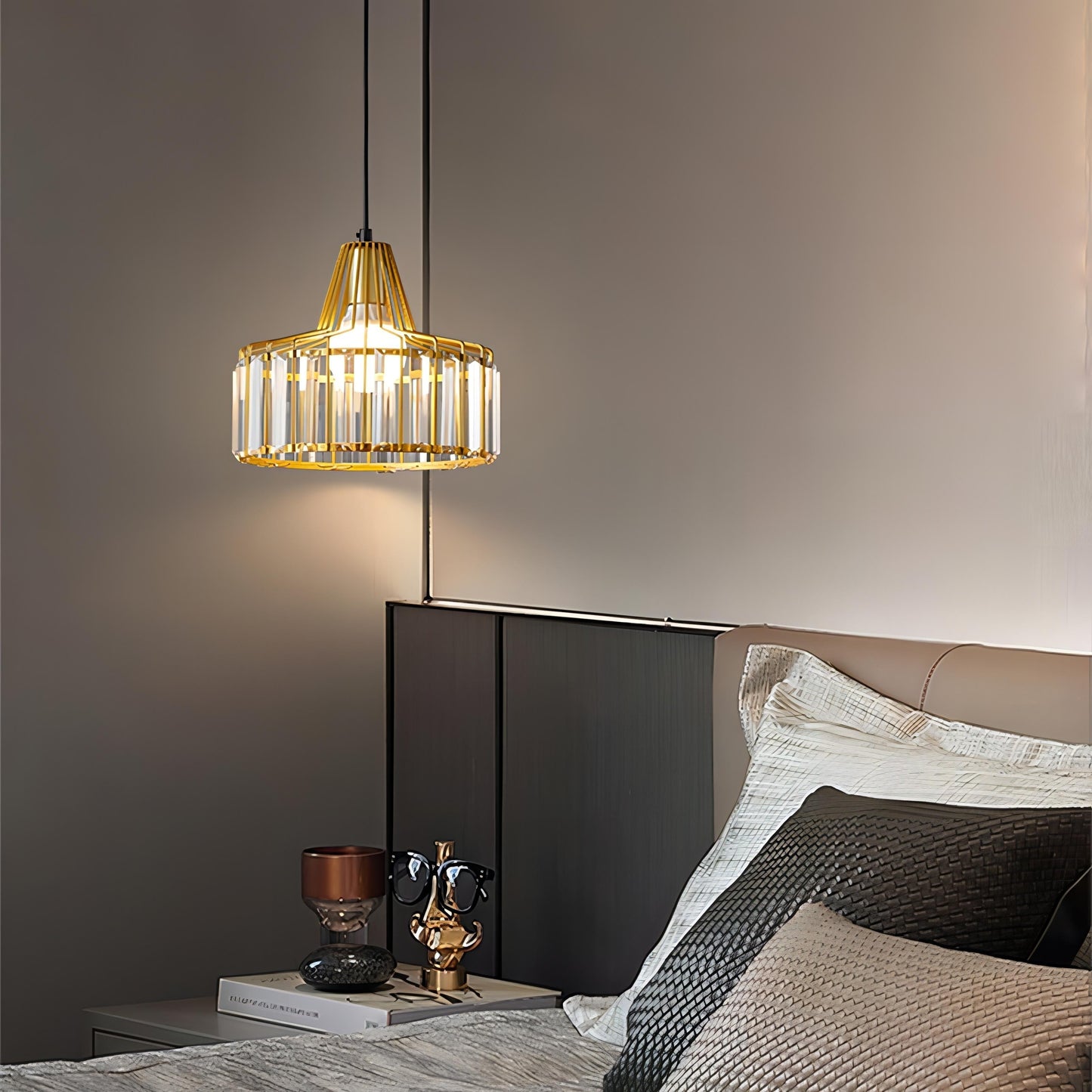 Guillermo – Lampe pendante en verre rond