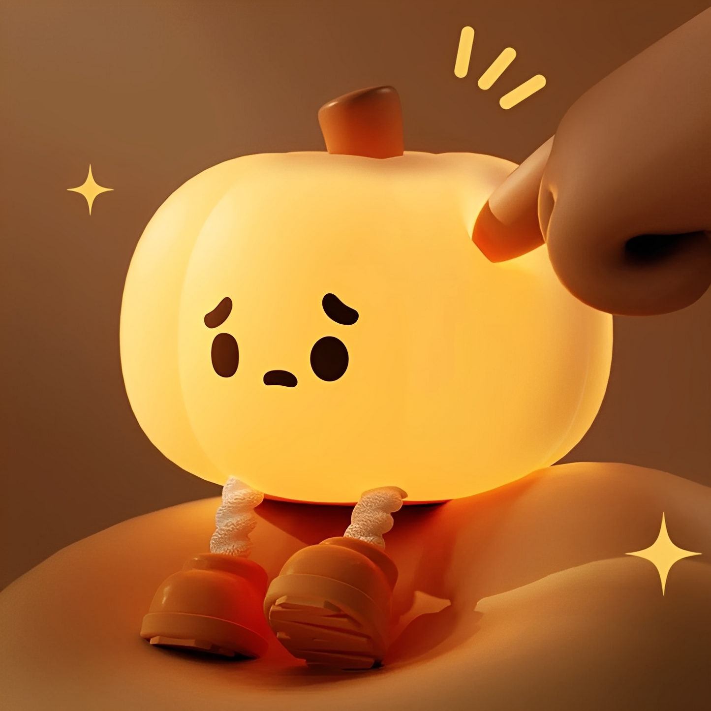Pumpky – Lampe de nuit citrouille pour s'endormir