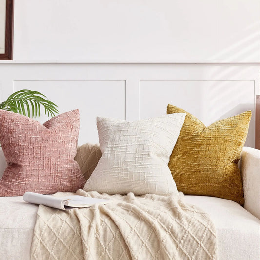 Bamora – Housse de coussin en chenille