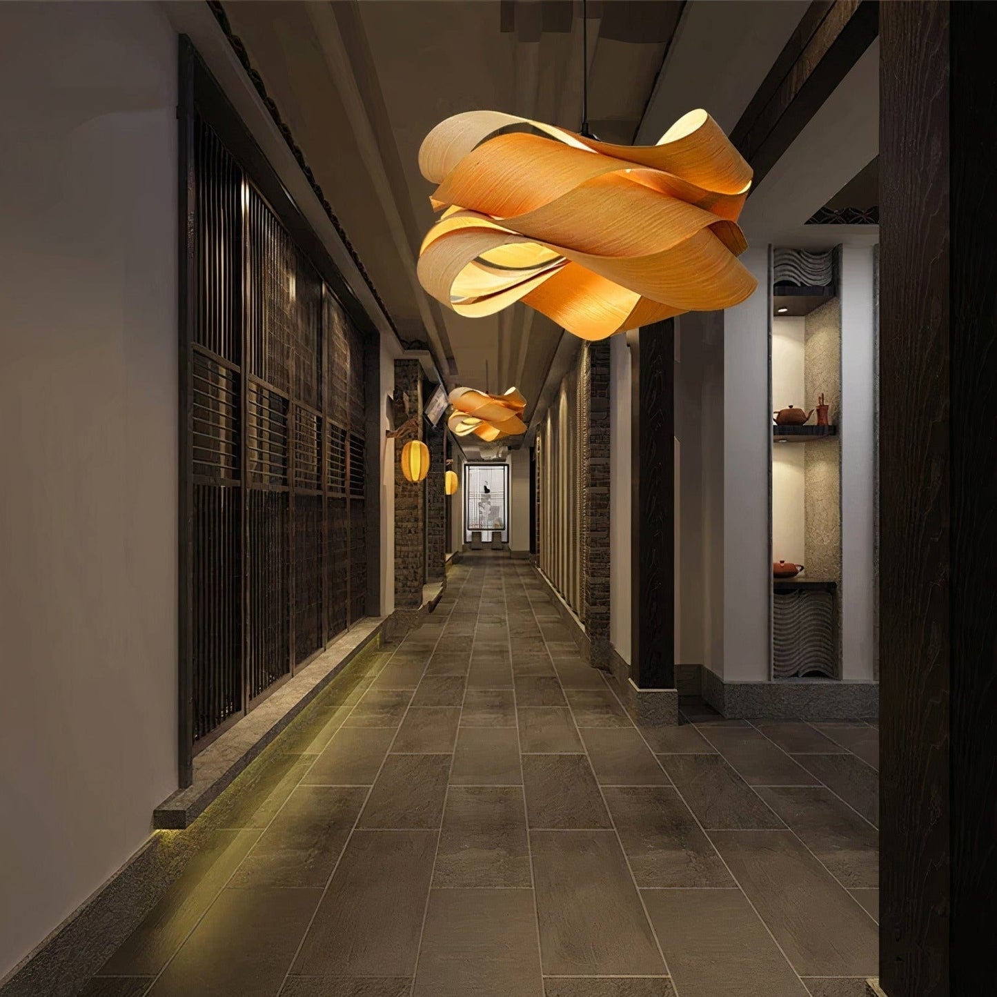 Hiro – Lampe de table simple en bois