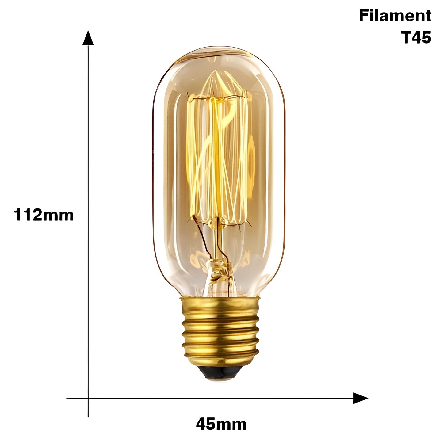 Tom – Ampoule rétro Edison avec filament