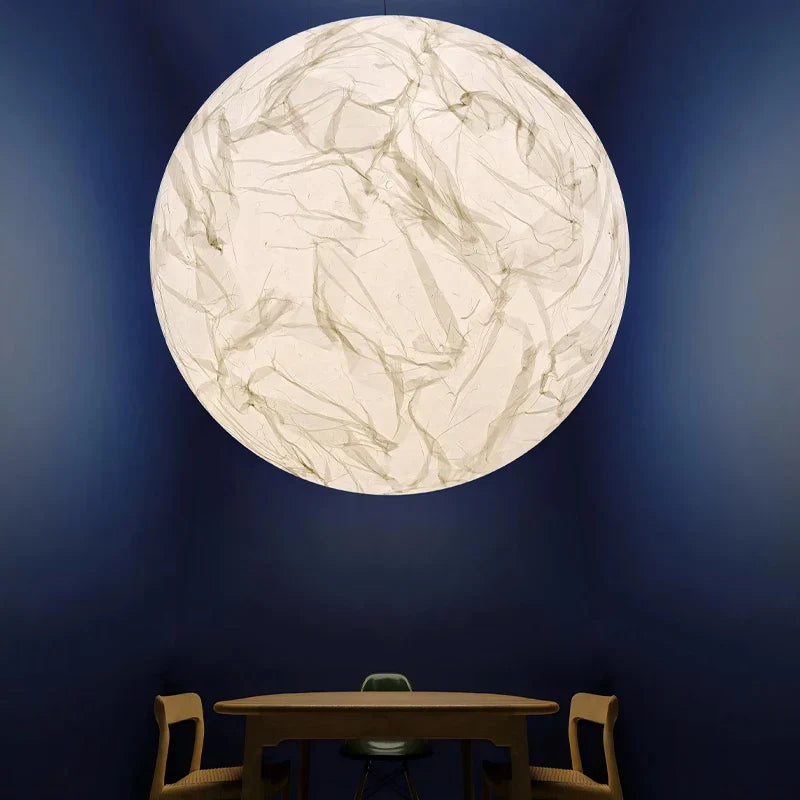 Tsukiko – Luxueuse Lampe Suspendue Minimaliste Lune